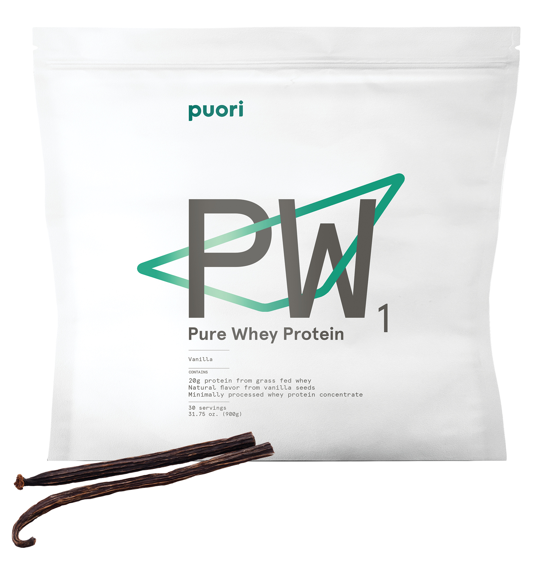 PW1 Vanilla Grass-Fed Whey Protein powder supplement ranked #1 in the U.S. for quality and purity out of 134 best-selling protein powder supplements tested.
