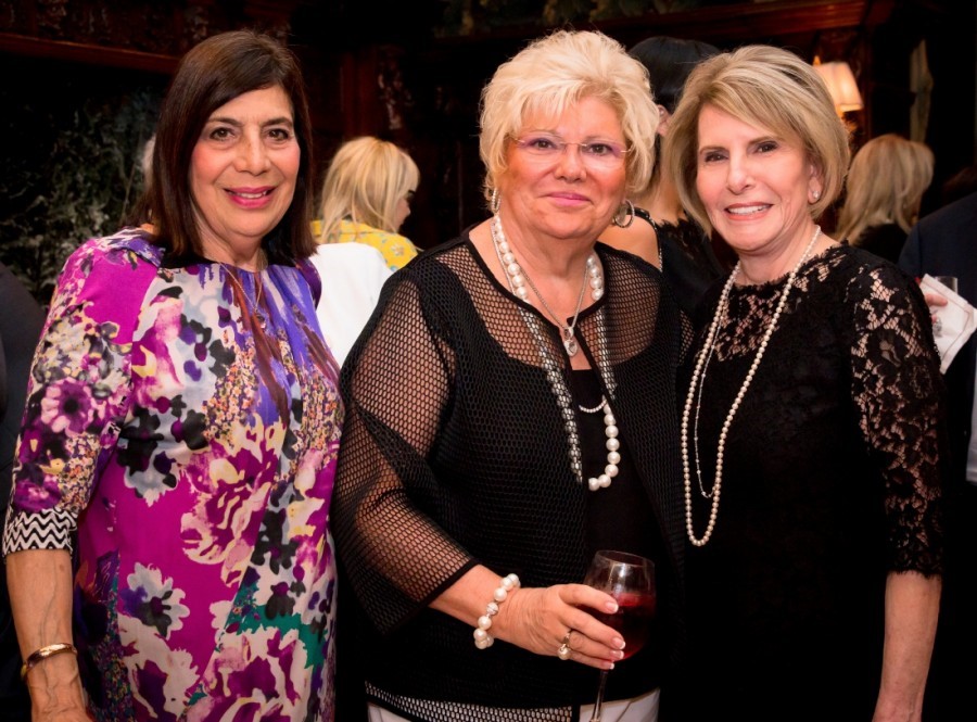 Sponsor Mary Ann Mattone (center) with guests