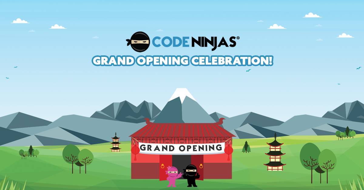 Code Ninjas Opening In Eagan Kids Who Love Gaming Learn To Code - grand opening celebration