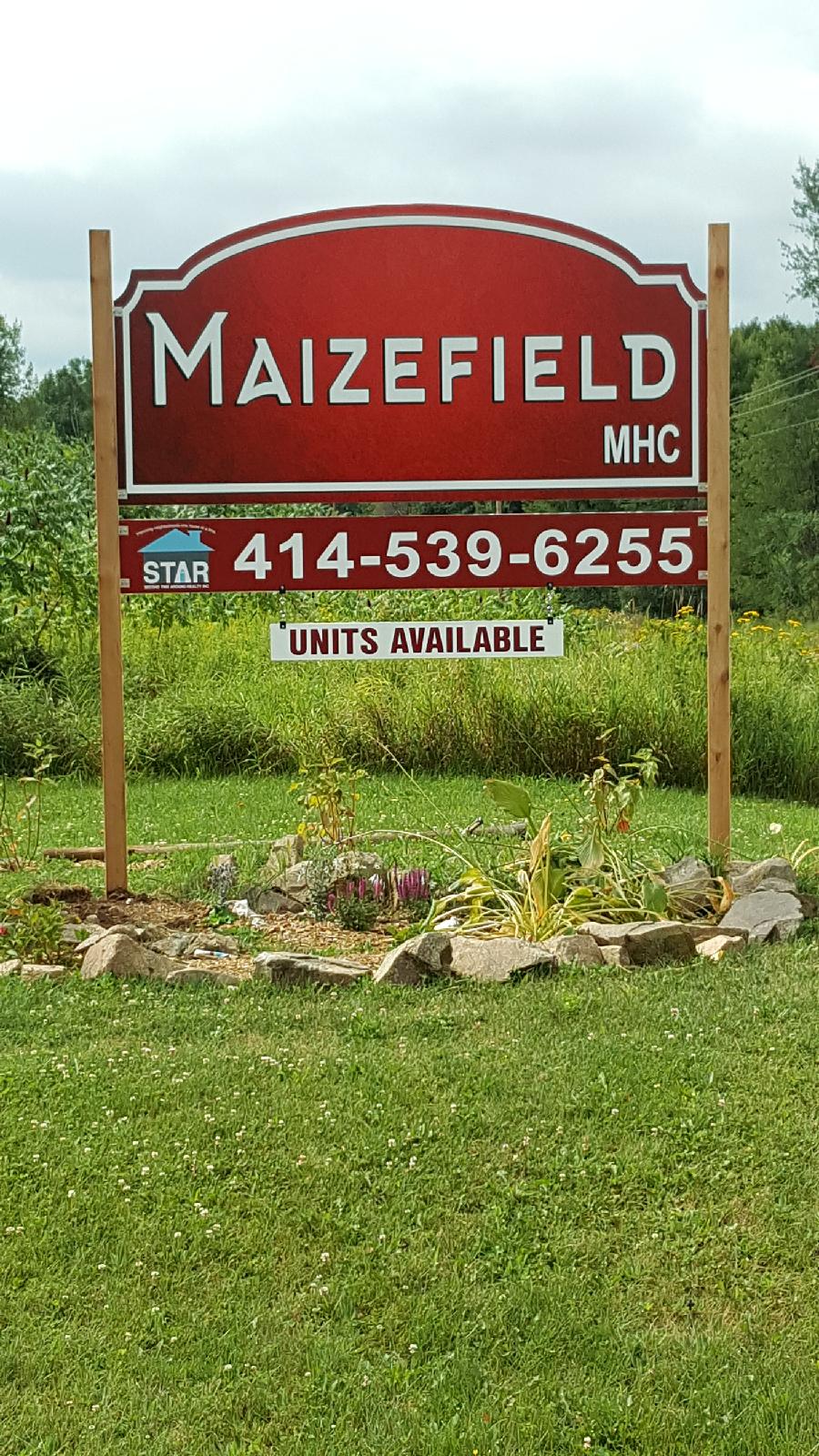 Maizefield Sign