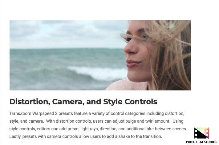 Pixel Film Studios - TransZoom WarpSpeed 2 - FCPX Plugins