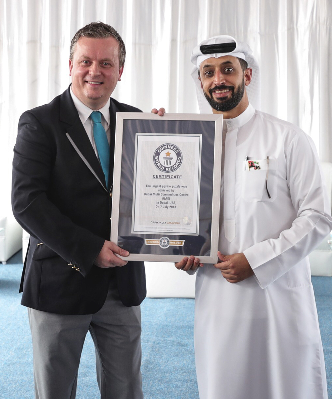 DMCC BREAKS WORLD RECORD FOR LARGEST JIGSAW PUZZLE TO CELEBRATE THE YEAR OF ZAYED