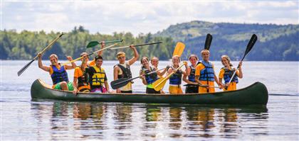 Maine Camp Experience campers enjoy beautiful lakes and many great activities.