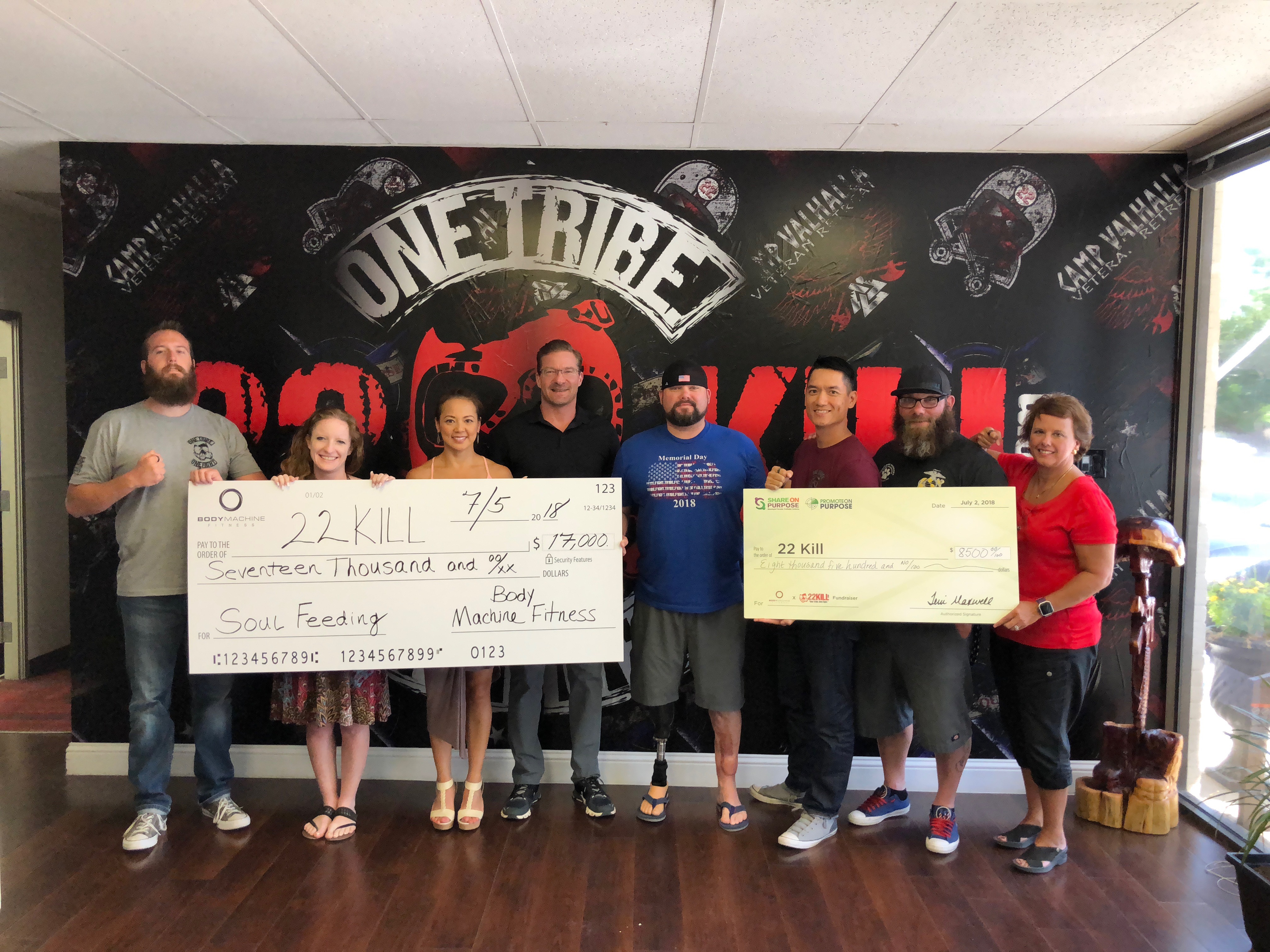 The fitness event raised $25,500 for the North Texas non-profit.