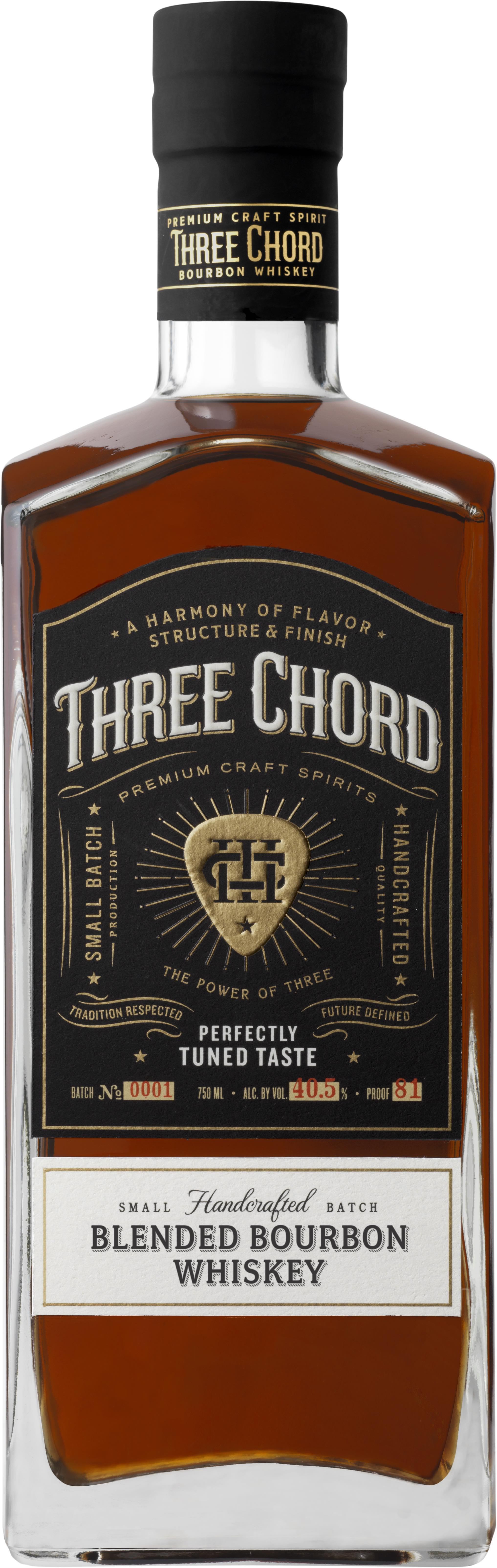 Three Chord Blended Bourbon embodies the spirit of music, creativity, and innovation.