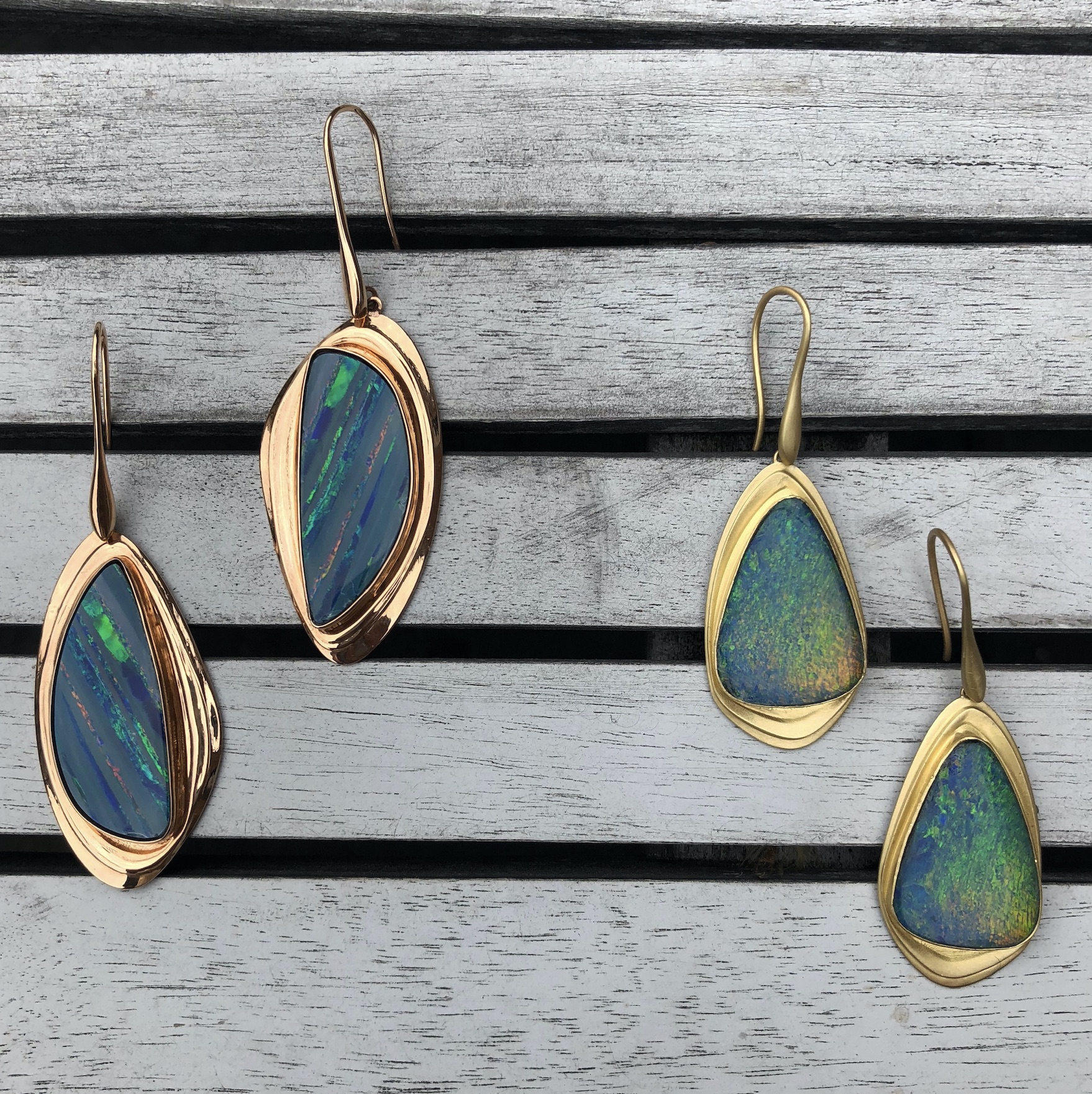 Azores Collection Opal Earrings by Original Eve Designs