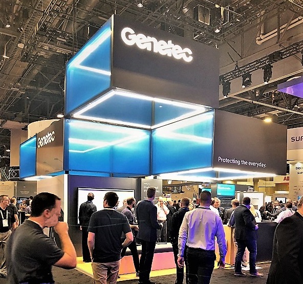 Genetec booth at Security Expo