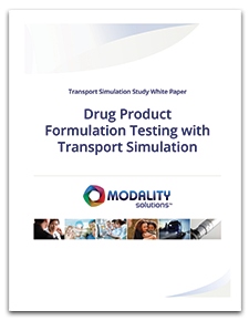 The cold chain experts at Modality Solutions have published and made available for free its new white paper - Drug Product Formulation Testing with Transport Simulation.