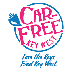 Car-Free Key West Campaign Logo and Slogan "Lose the Keys, Find Key West."
