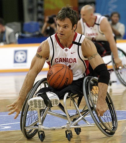 Travis Gaertner two-time Paralympic wheelchair basketball gold medalists