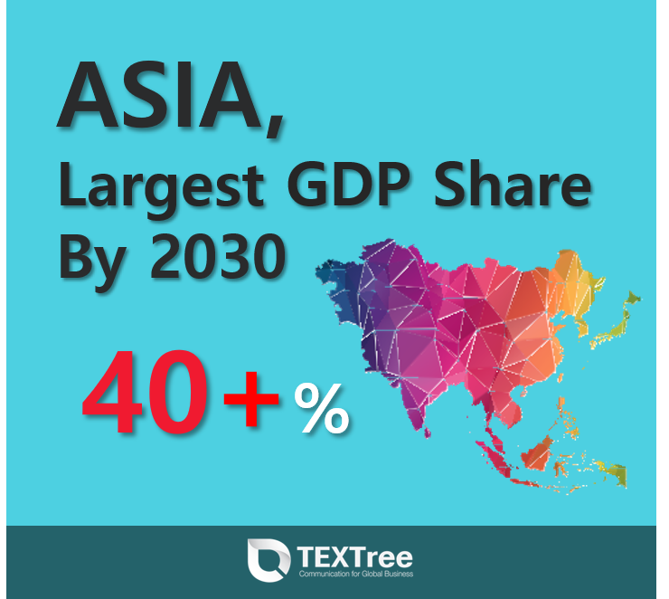 Asia, the fastest growing economy by 2030