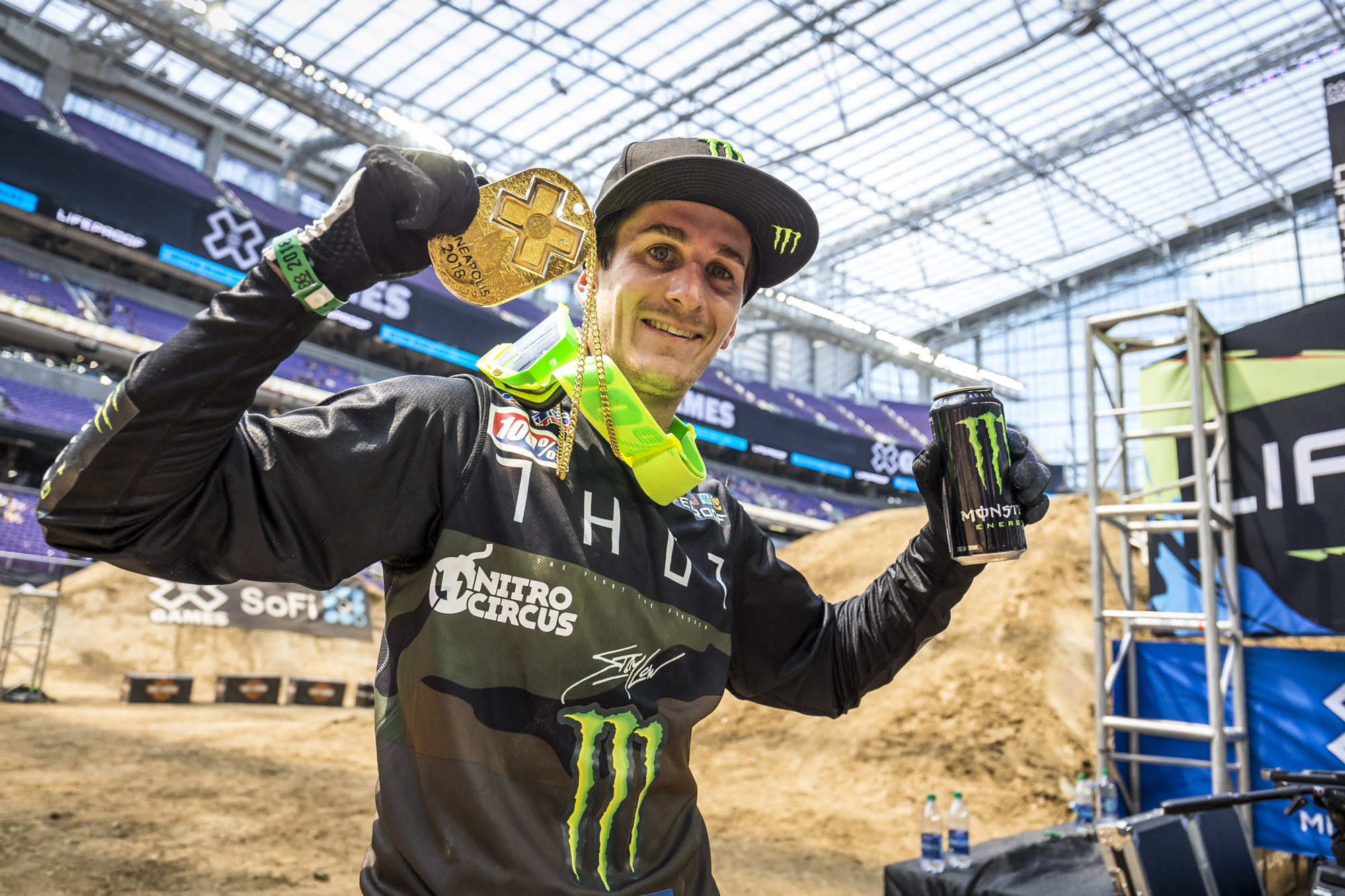 Monster Energy's Jarryd McNeil Takes Gold in Moto X Step Up at X Games Minneapolis 2018