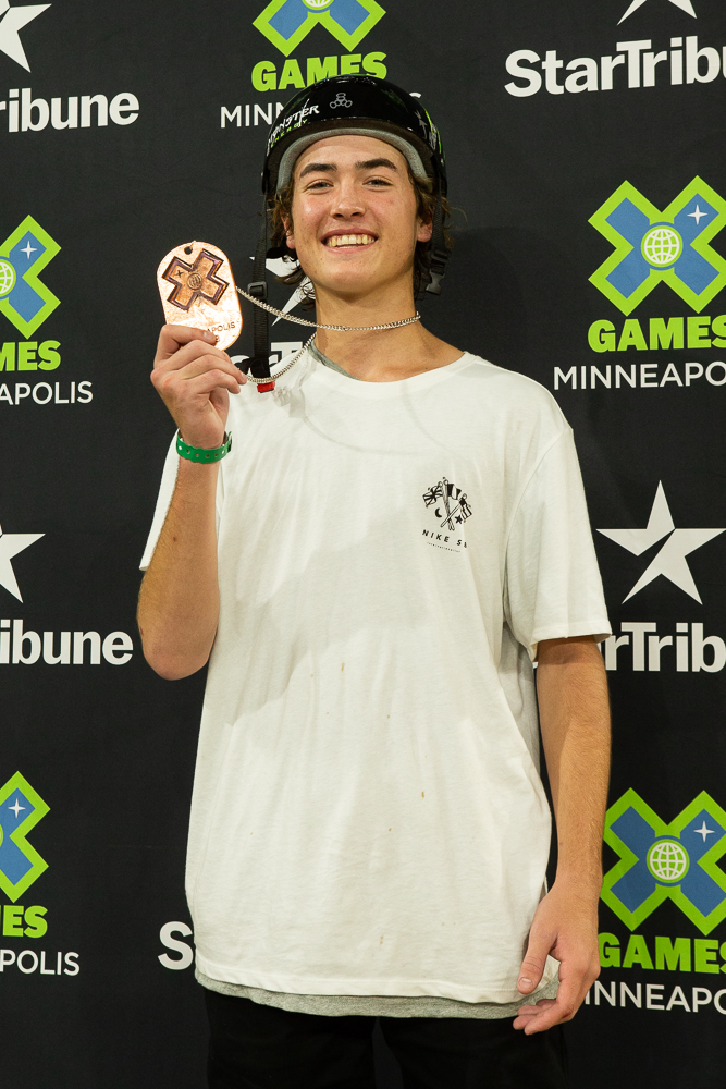 Monster Energy's Trey Wood Takes Bronze in Skateboard Big Air at X Games Minneapolis 2018
