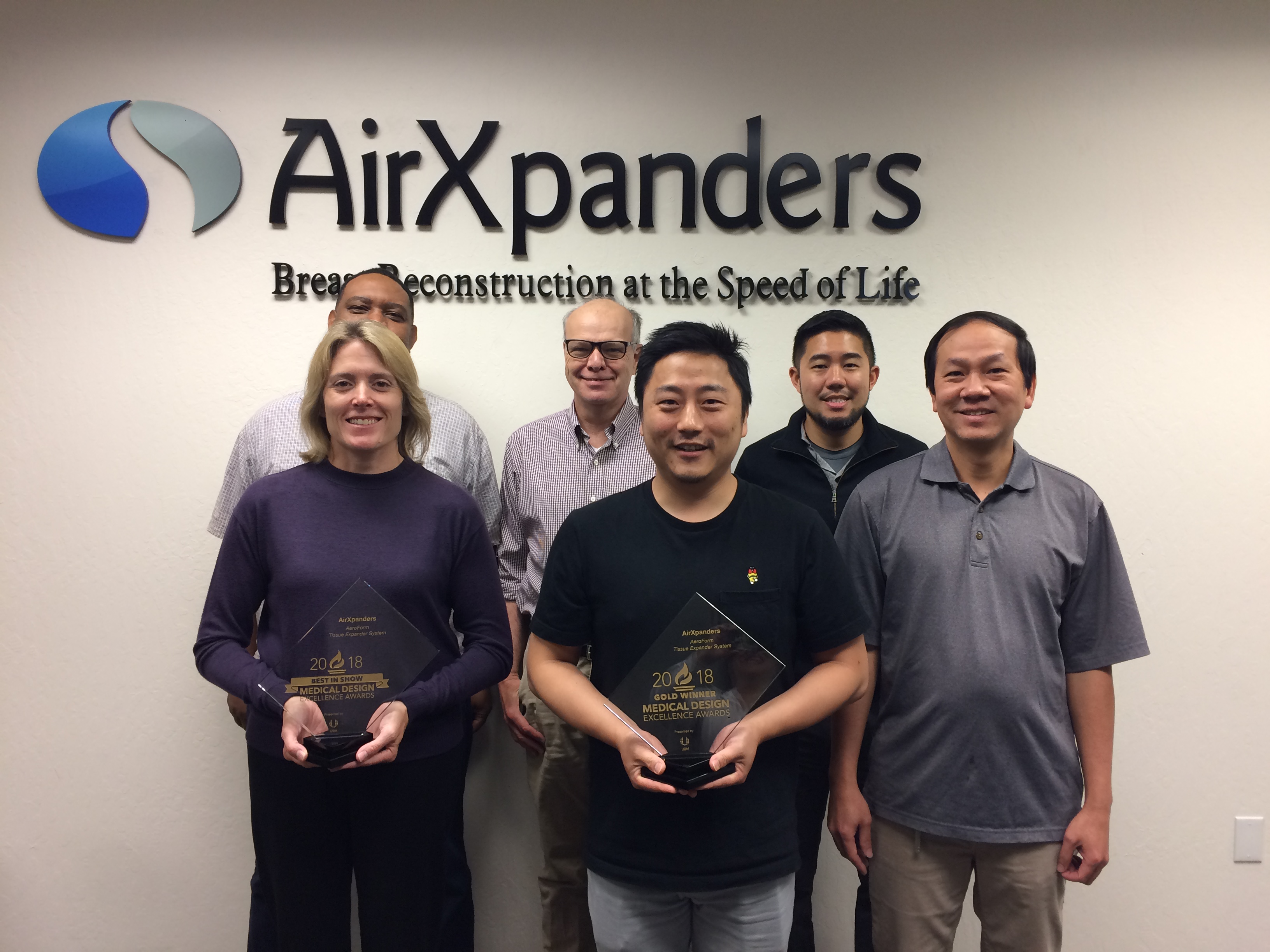 AirXpanders, Inc. Wins the Medical Design Excellence Award