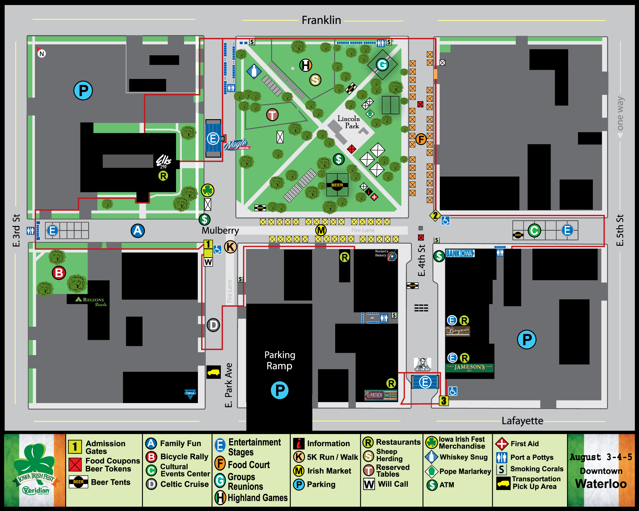 Festival Grounds Map