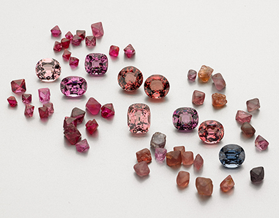 Group of Spinels sourced by Jeffrey Bilgore