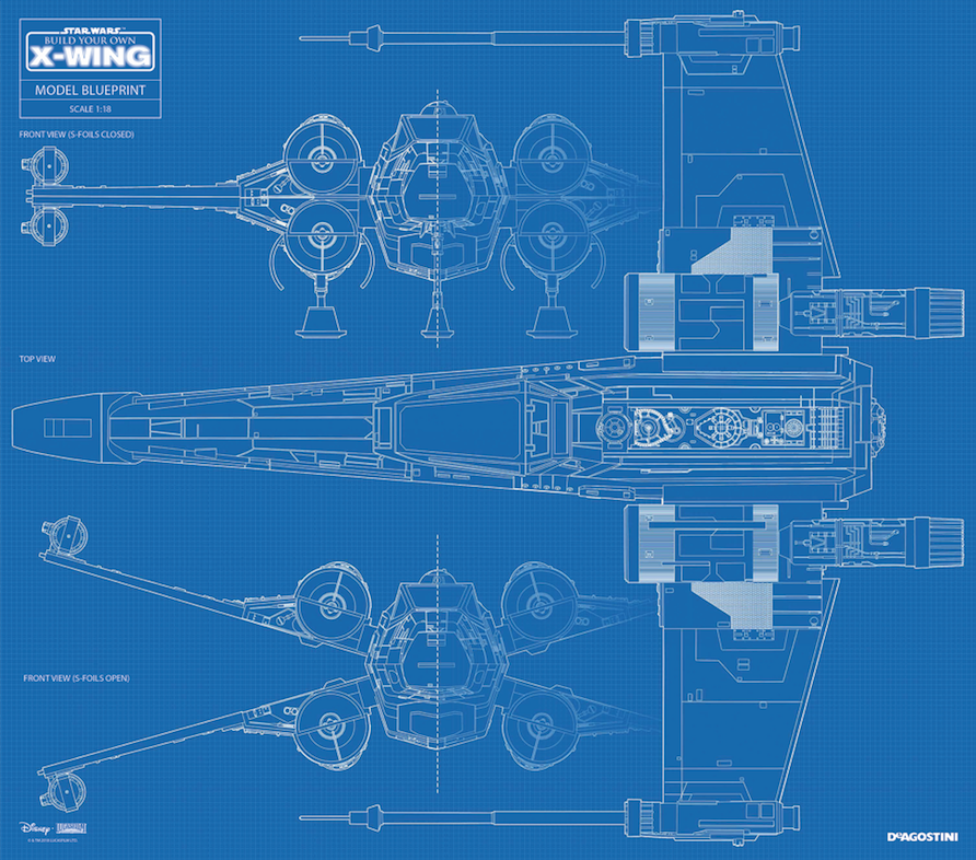 X-wing blueprintX-wing. blueprint. 