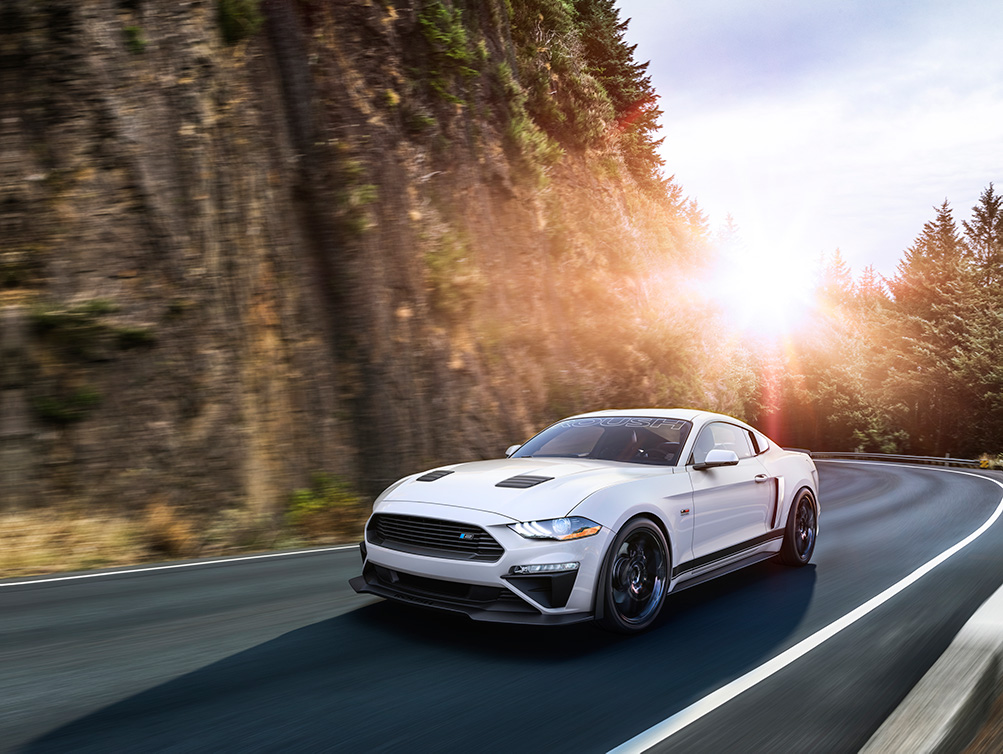 The Stage 1 Mustang’s classic, racing-inspired design captures the Mustang’s timeless American appeal, while incorporating the latest in cutting-edge engineering.