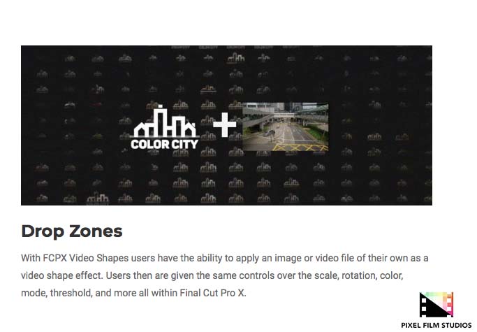 Pixel Film Studios - FCPX Video Shapes - FCPX Plugins