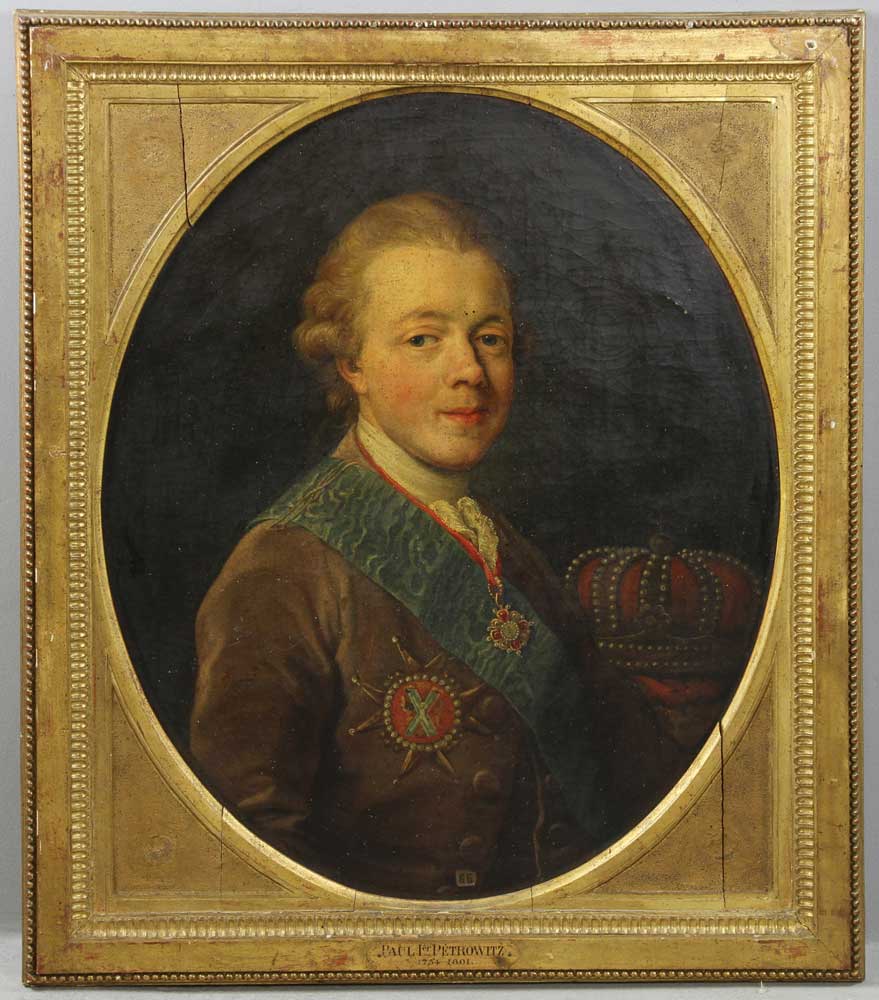Portrait of Emperor Paul Petrowitz I