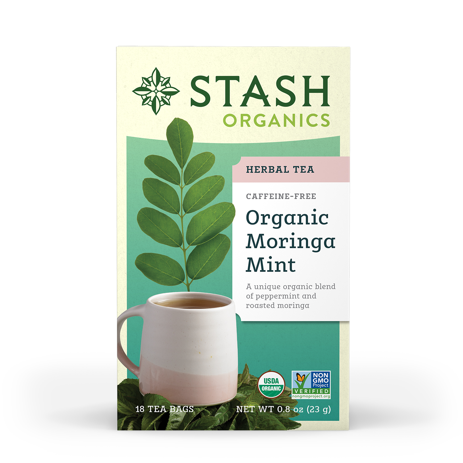 Organic Moringa Mint Herbal Tea