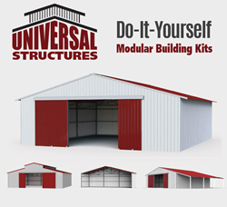 New Modular Building and Barn Kits from Universal Structures 