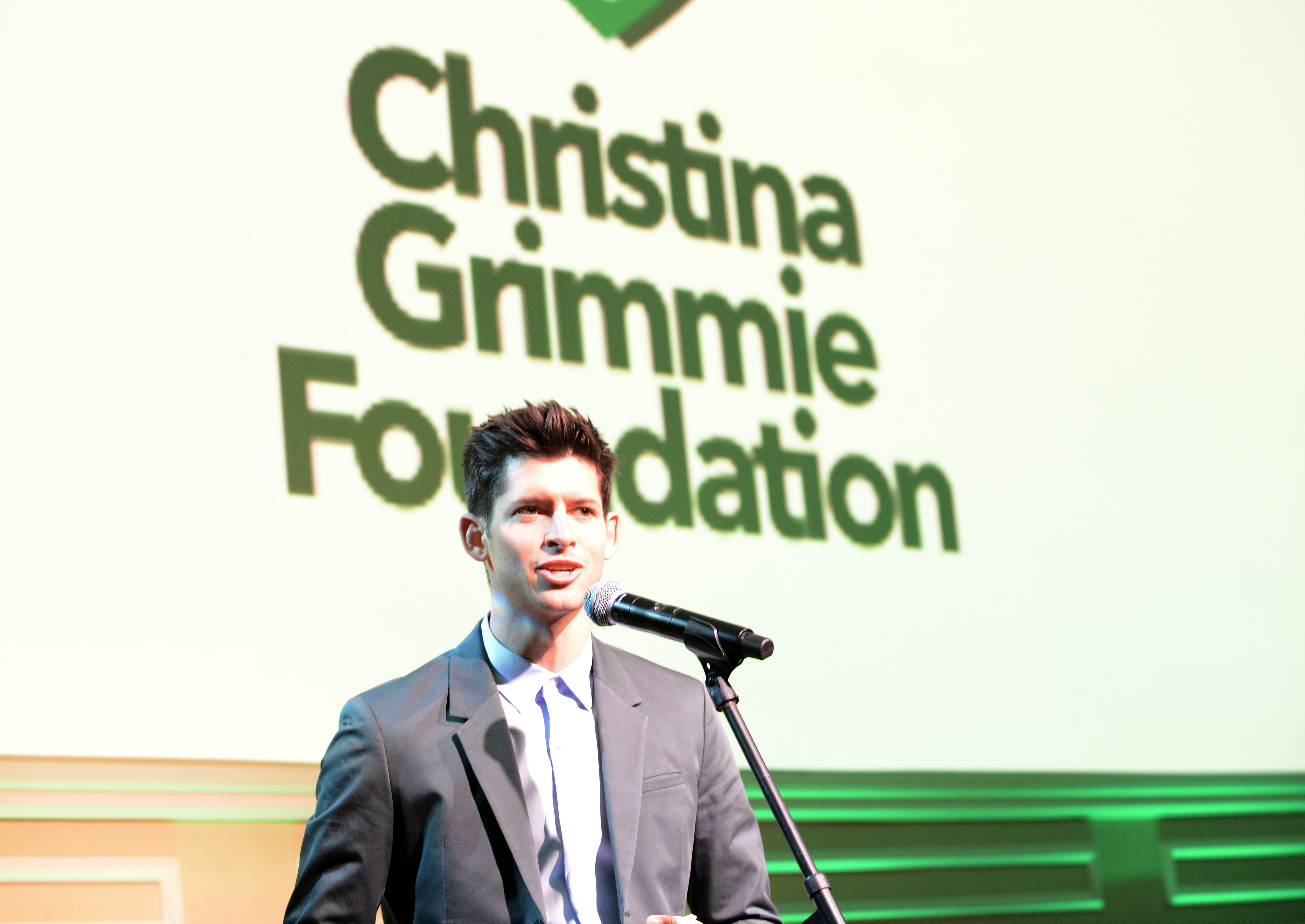 Hunter March hosts The Christina Grimmie Foundation Gala