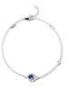 Arris Sapphire Bracelet by Valani Atelier. Sapphire, Diamond, and 18K White Gold.