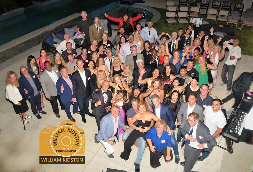 Celebrity TV Host, Health & Fitness Expert Forbes Riley surrounded by her famous and fabulous friends at the LA launch of Best Selling Book, Virdition.