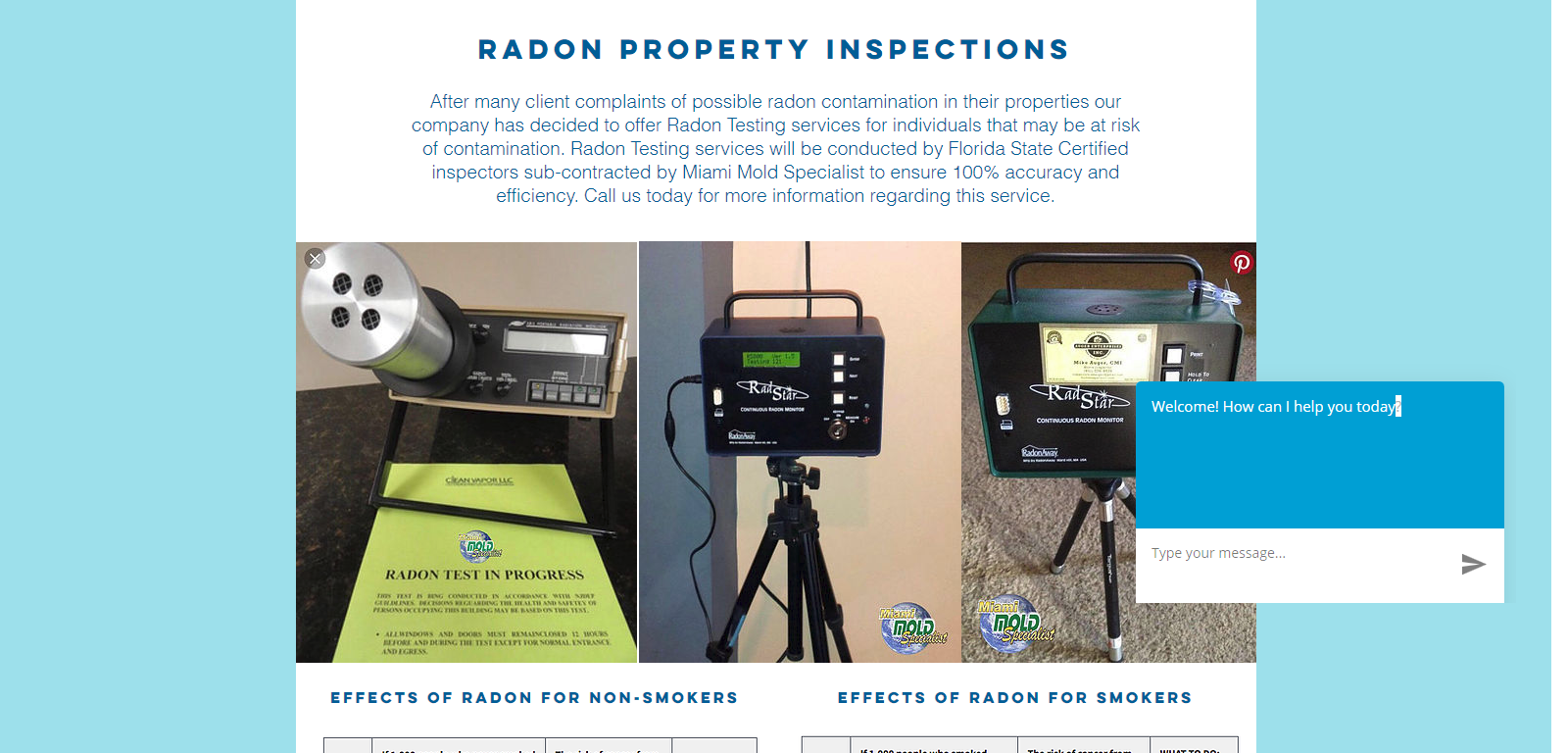 Radon Detection Miami