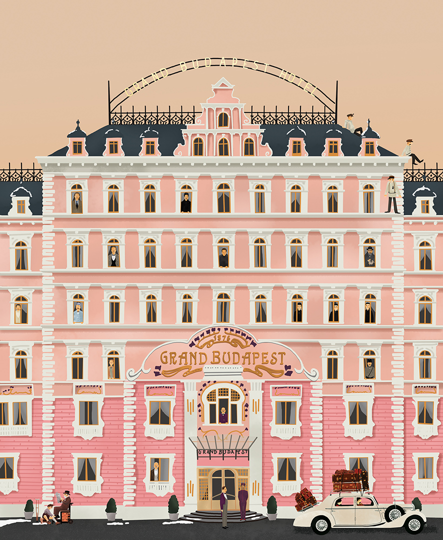 Grand Budapest Hotel by Max Dalton