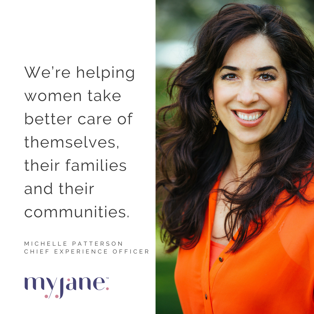 MyJane has appointed Michelle Patterson to the newly created position of chief experience officer.
