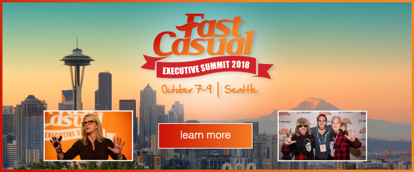 The 13th annual Fast Casual Executive Summit will be held Oct. 7-9 in Seattle. Early Bird pricing ends Sept. 7.