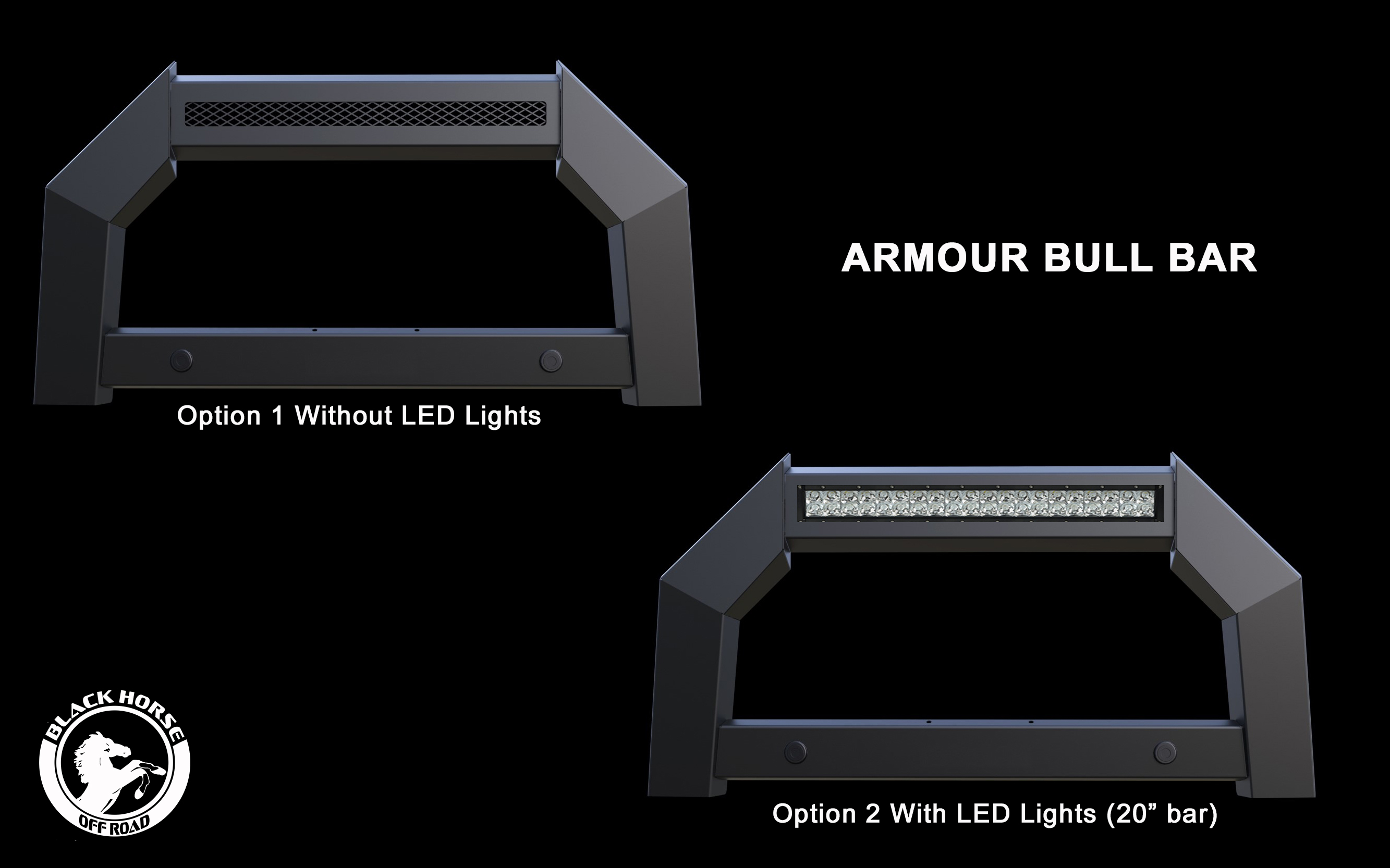 Armour Bull Bar with lights
