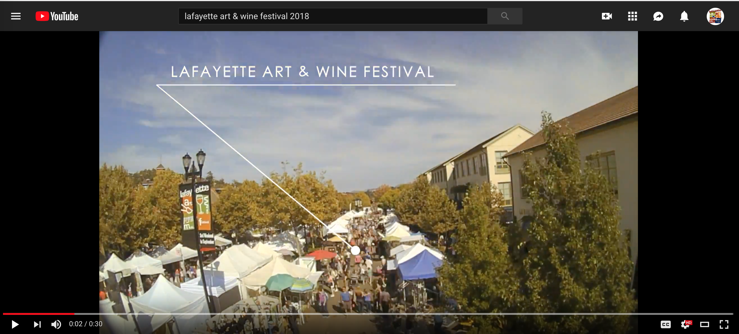 Watch the 2018 Lafayette Art & Wine Festival Official Video - https://youtu.be/sFIlBXqB_b0
