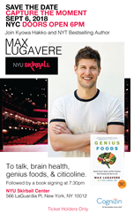 Health Journalist Max Lugavere Talks Brain Health at New York... 