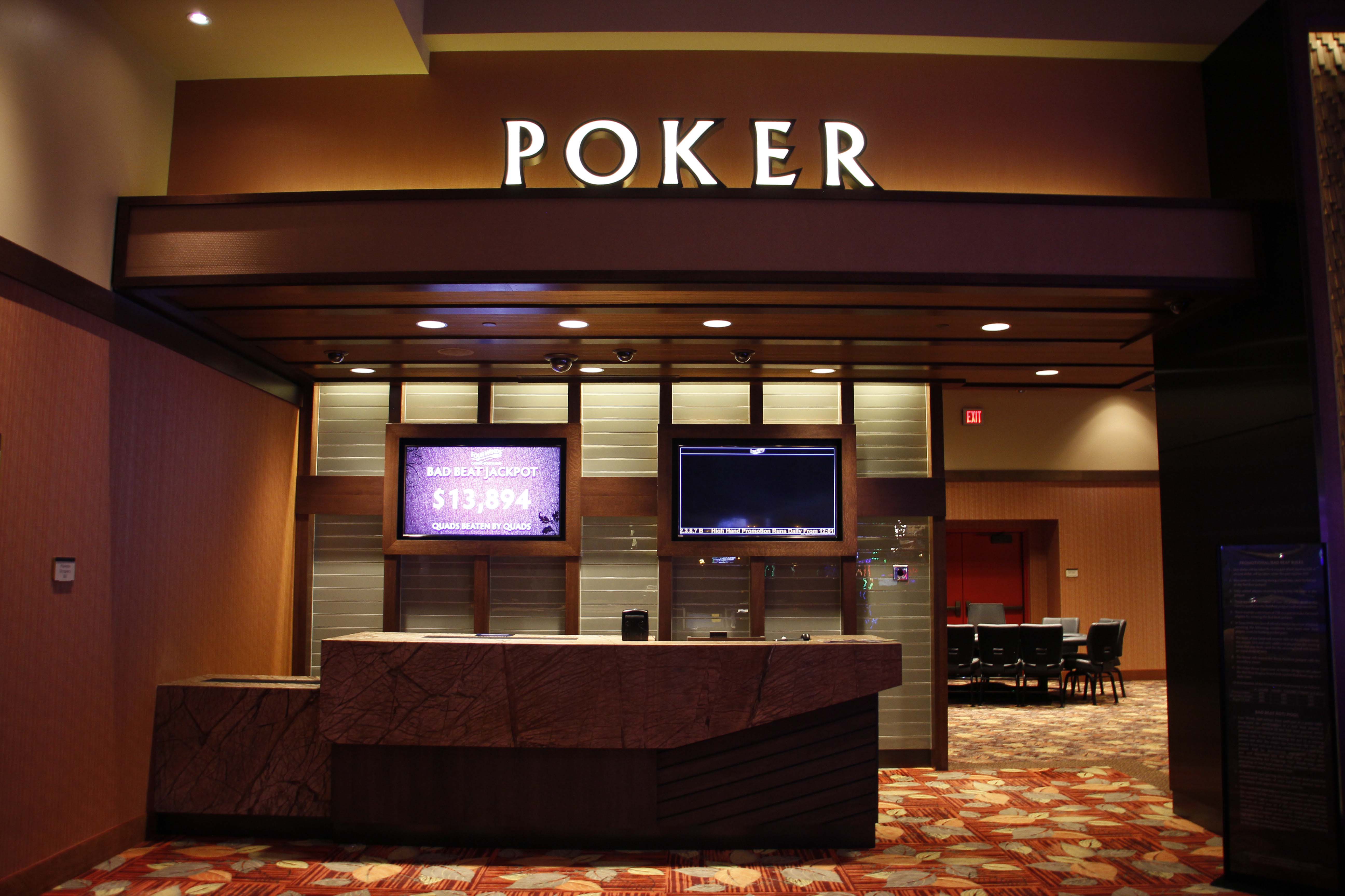 The newly opened Four Winds South Bend Poker Room