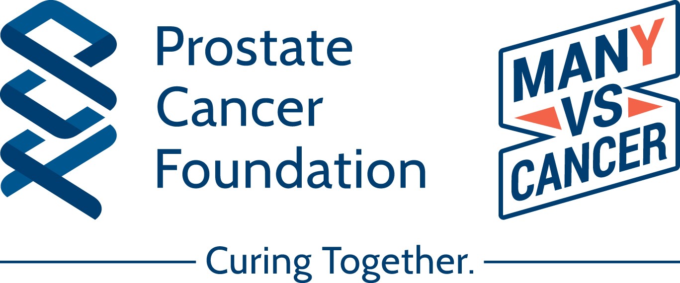 Prostate Cancer Foundation and Many vs Cancer Logos