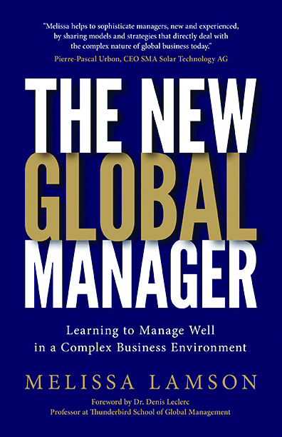 Cover of "The New Global Manager" by Melissa Lamson