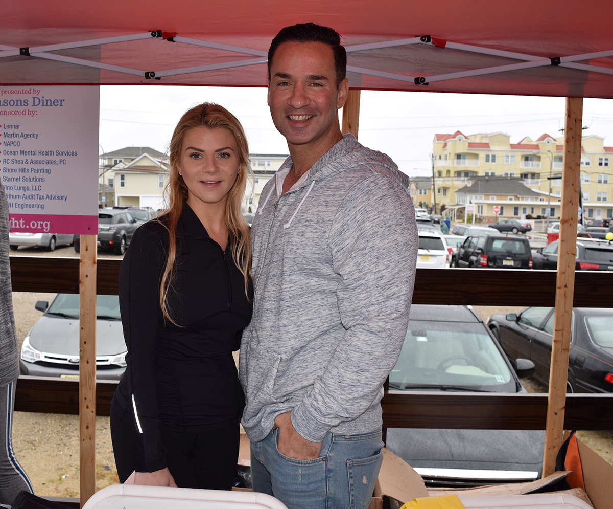 Mike Sorrentino and fiancée Lauren Pesce at the 5th Annual Celebration of HOPE Walk.