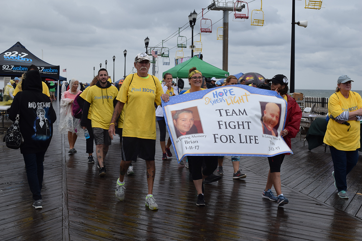 The walk begins at the 5th Annual Celebration of HOPE Walk on September 8th in Seaside Heights.