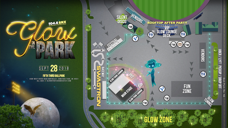 Glow In The Park Map
