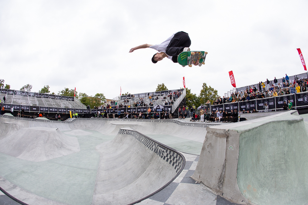 Monster Energy's Trey Wood Competes at the Vans Park Series Europa Continental Championships