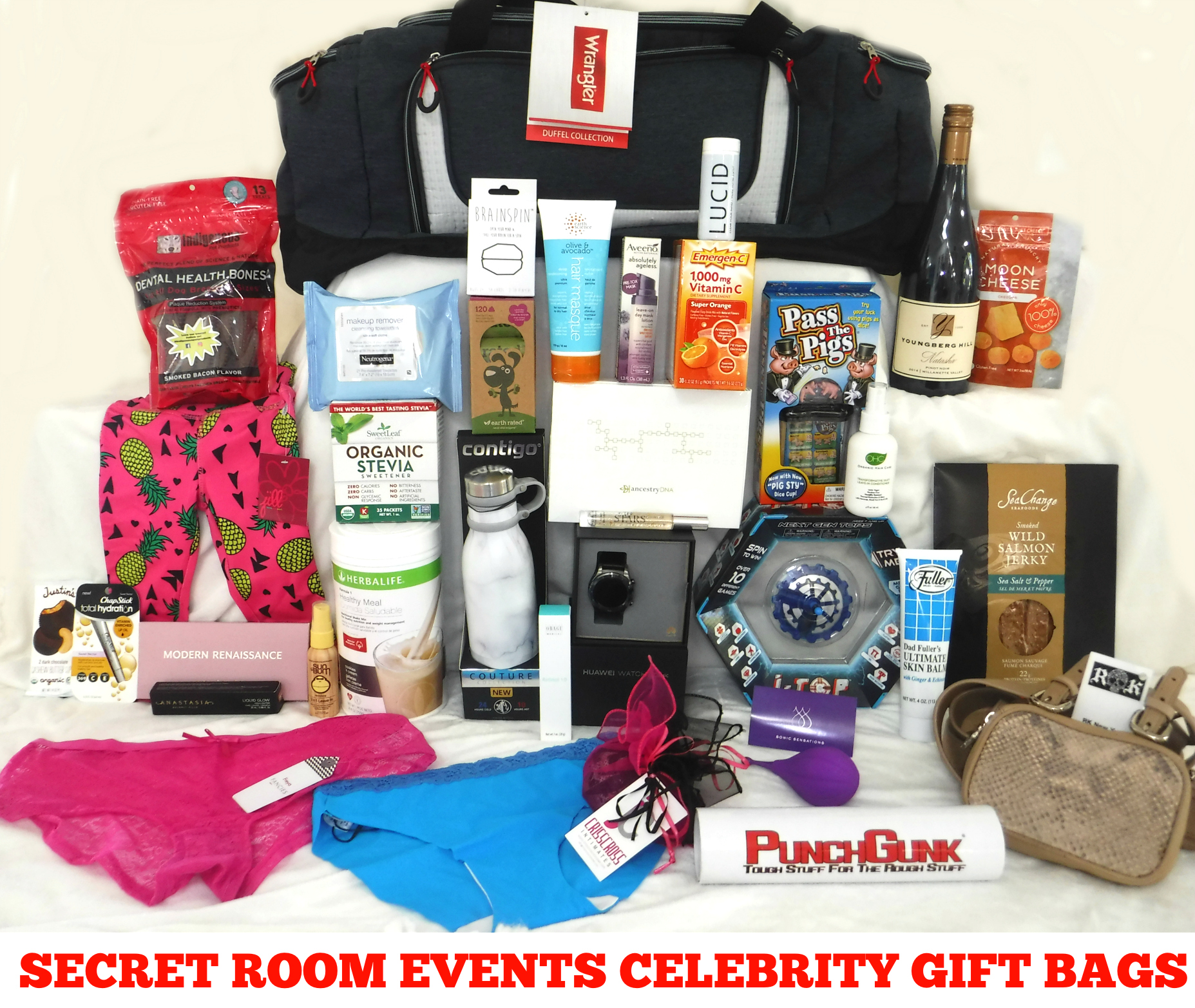 Secret Room Events Gifting Suite Celebrity and Nominee Swag Bag