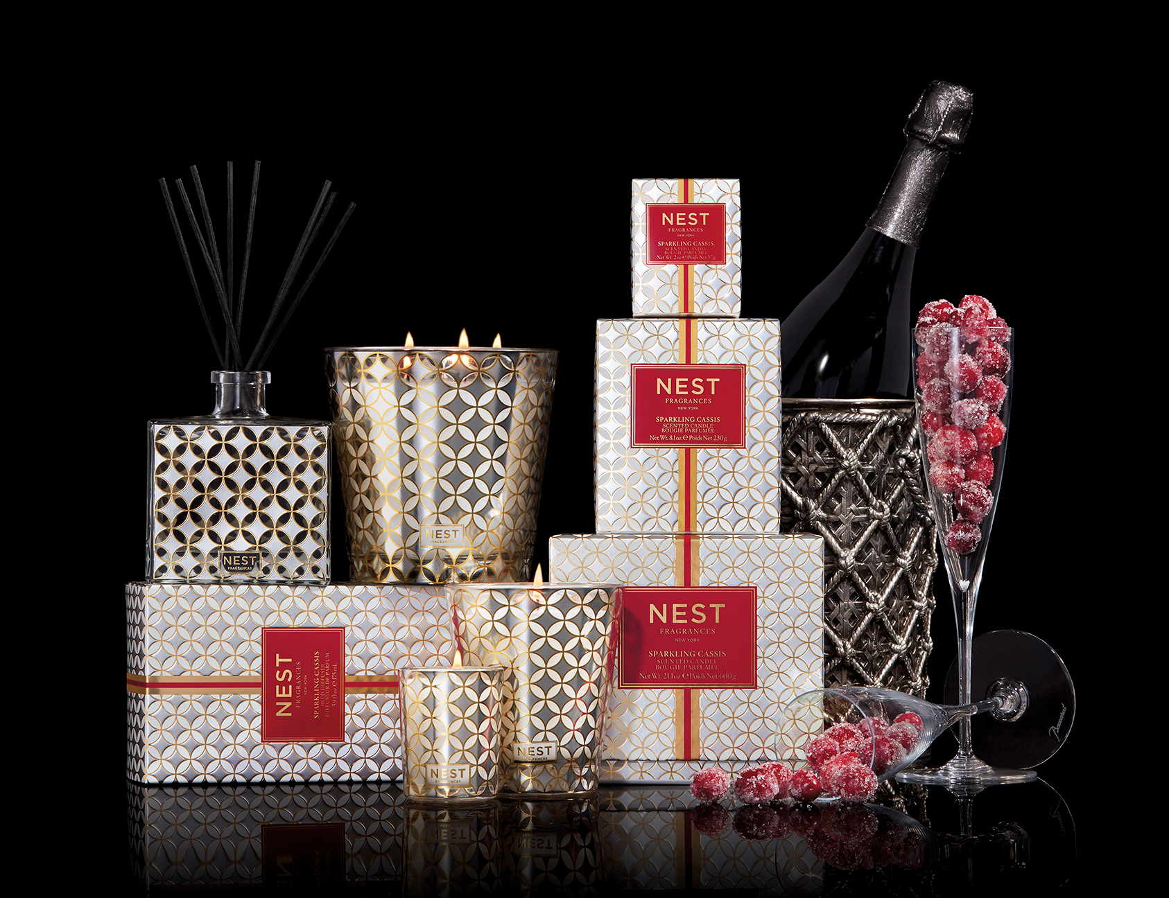 Sparkling Cassis Home Fragrance Collection
