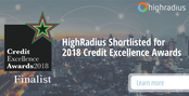 HighRadius Shortlisted for 2018 Credit Excellence Awards 