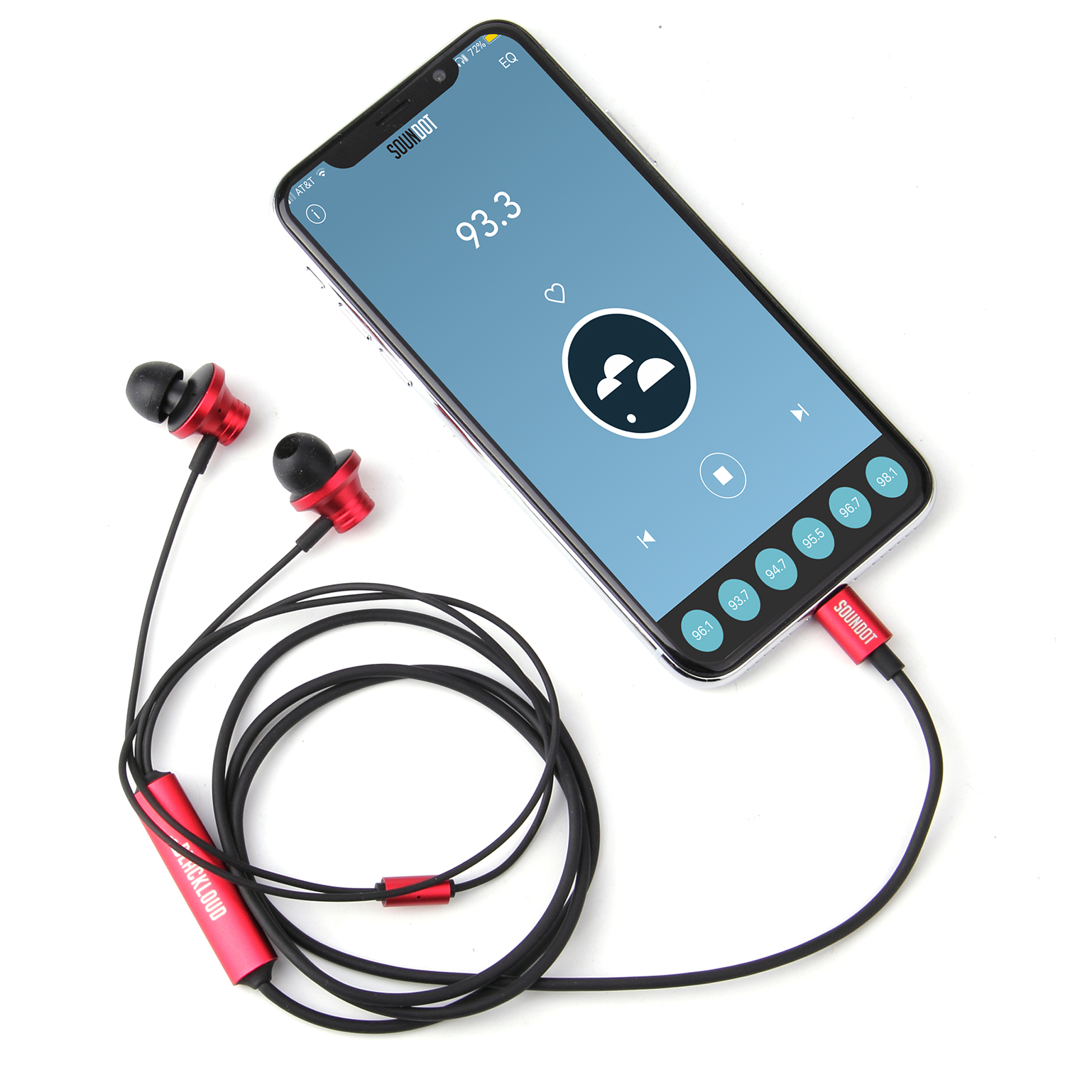Built-in FM receiver lets users who may lack internet tune directly into FM radio to listen live and compression free to sports, music, weather and even emergency broadcasts.