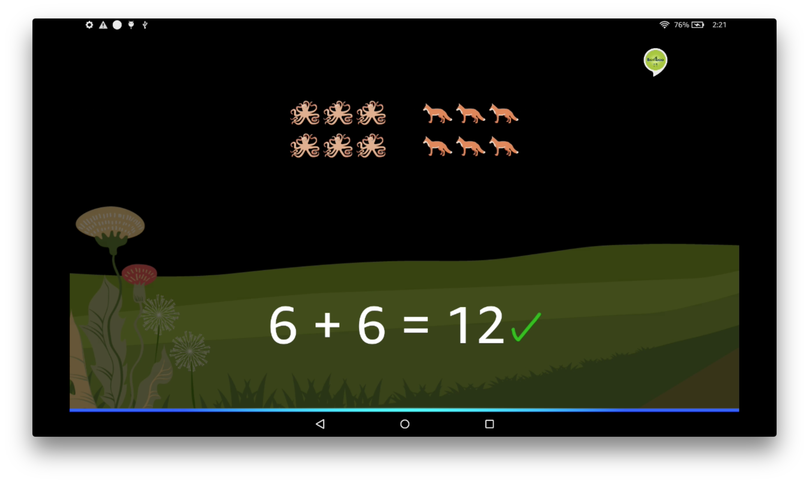Bamboo Math screenshot