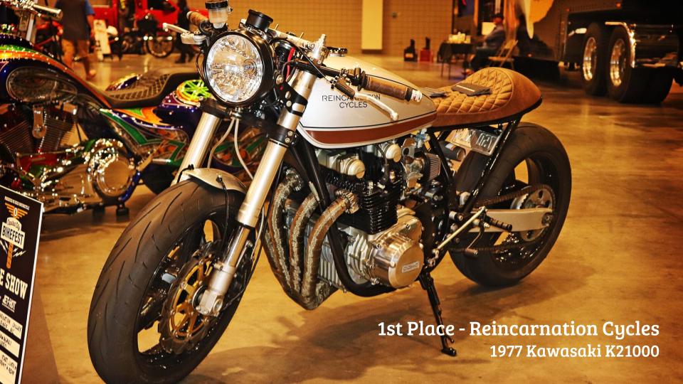 2018 Capital City Bikefest "Best Cafe Racer" by Reincarnation Cycles.