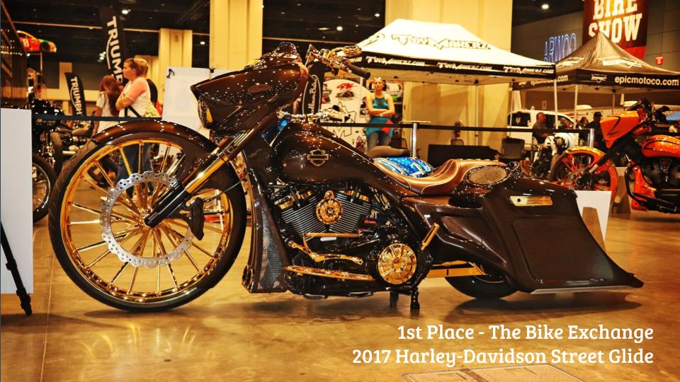 2018 Capital City Bikefest "Best Invited Builder - Bagger" by The Bike Exchange.